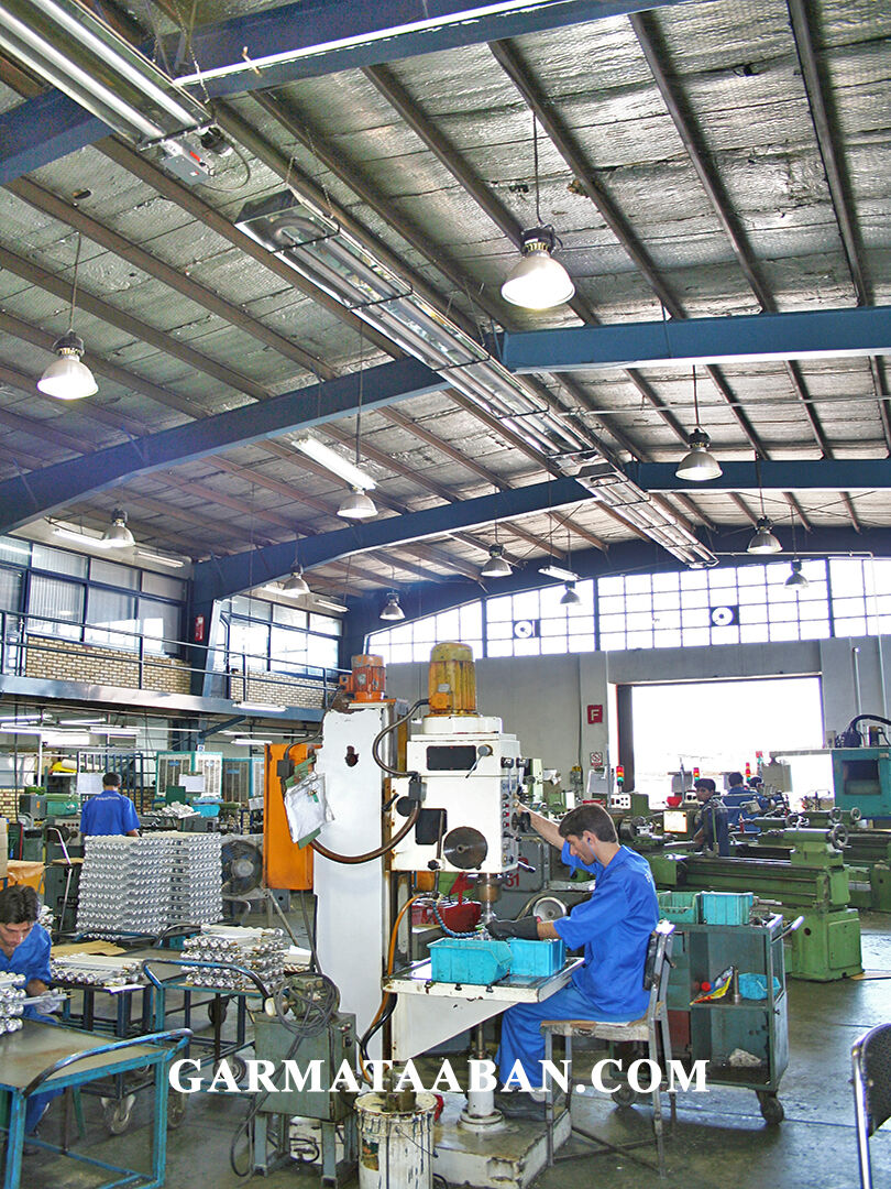 نقش بخاریهای صنعتی گازی تابشی در بهره وری و کاهش هزینههای گرمایشی در کارخانجات