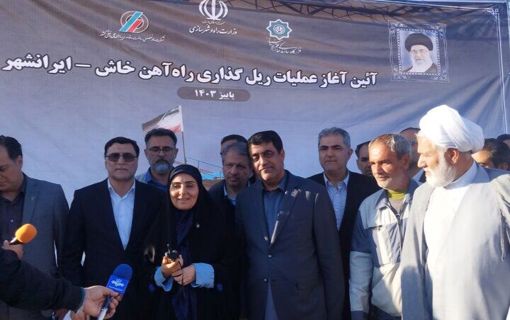 آغاز ریلگذاری راه آهن خاش-چابهار