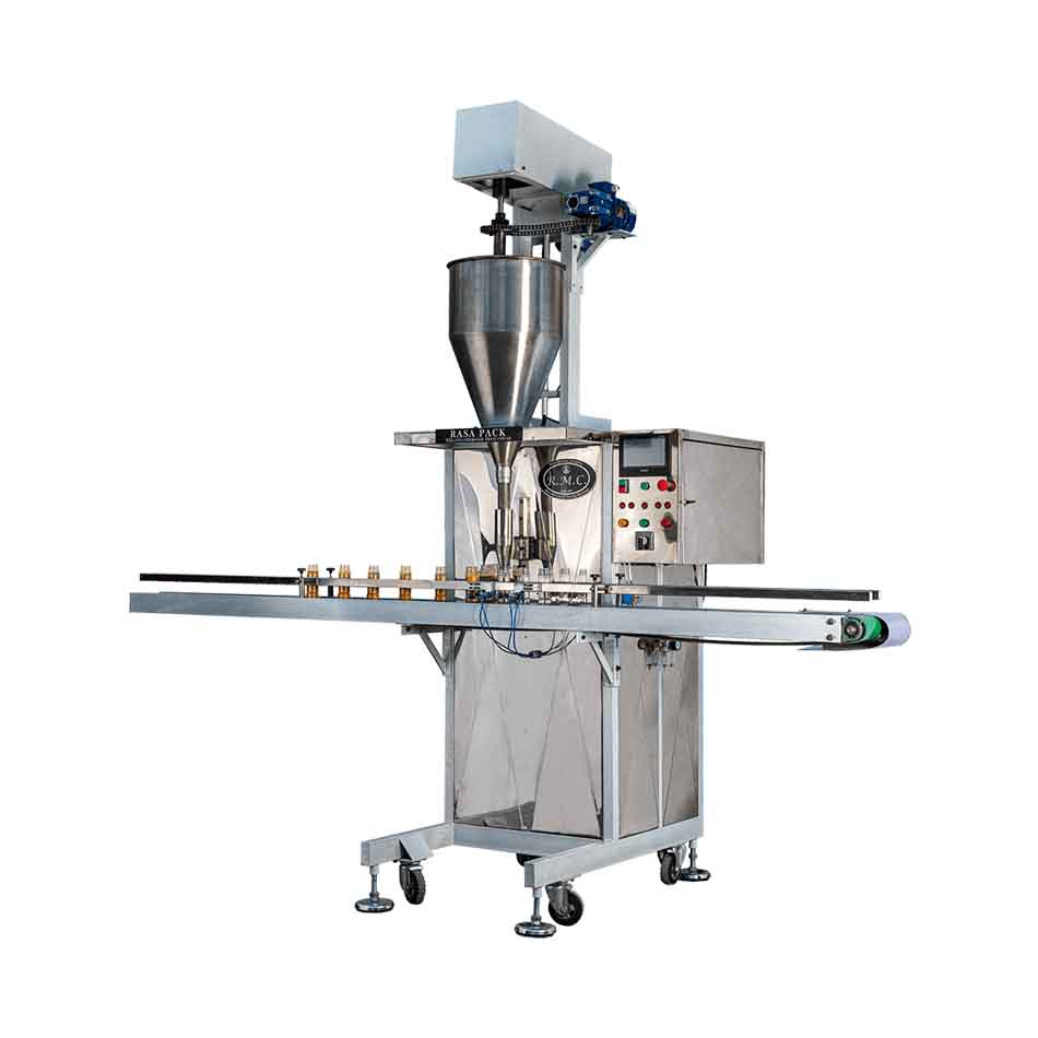 دستگاه قوطی پرکن پودری تولید شده آریا صنعت