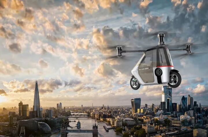 اولین موتورسیکلت برقی پرنده جهان رونمایی شد اولین موتورسیکلت برقی پرنده جهان رونمایی شد