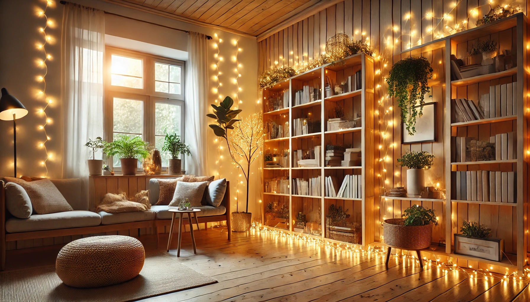 استفاده از ریسههای LED سوزنی در دکوراسیون داخلی