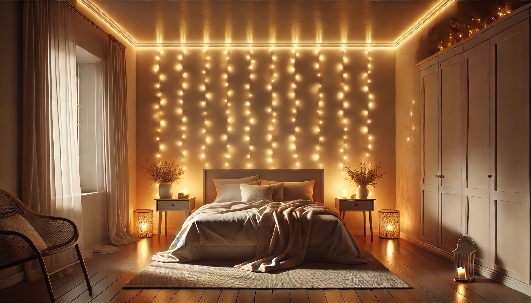 استفاده از ریسههای LED سوزنی در دکوراسیون داخلی