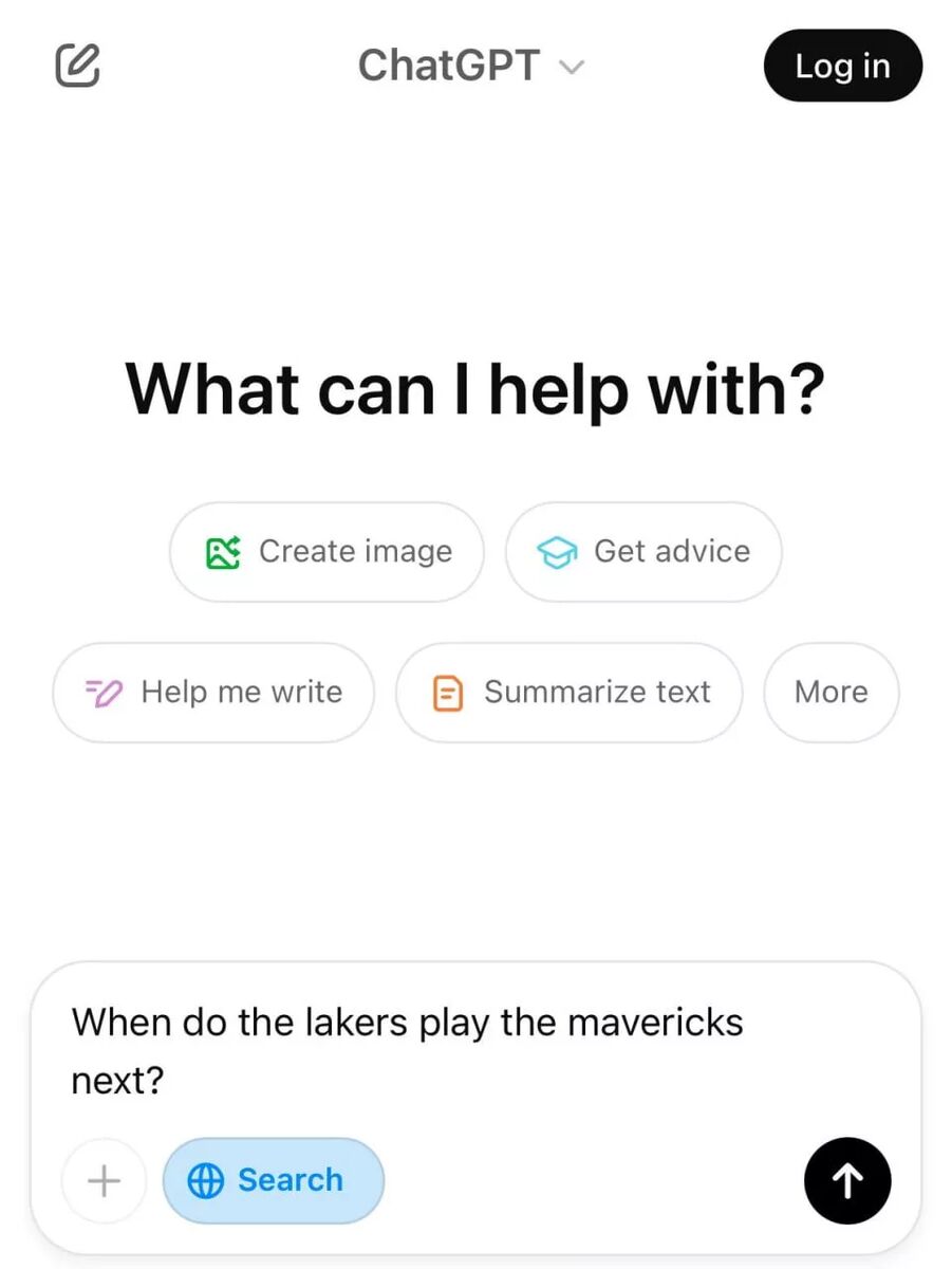 حالا بدون حساب کاربری میتوانید از قابلیت جستجوی ChatGPT استفاده کنید