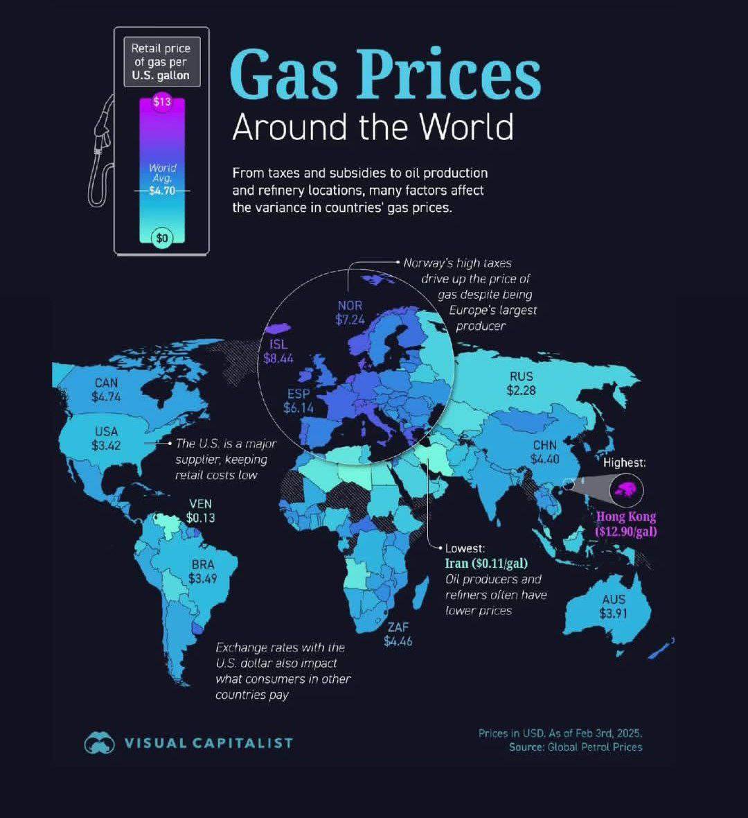 بنزین ایران؛ ارزانترین در دنیا!