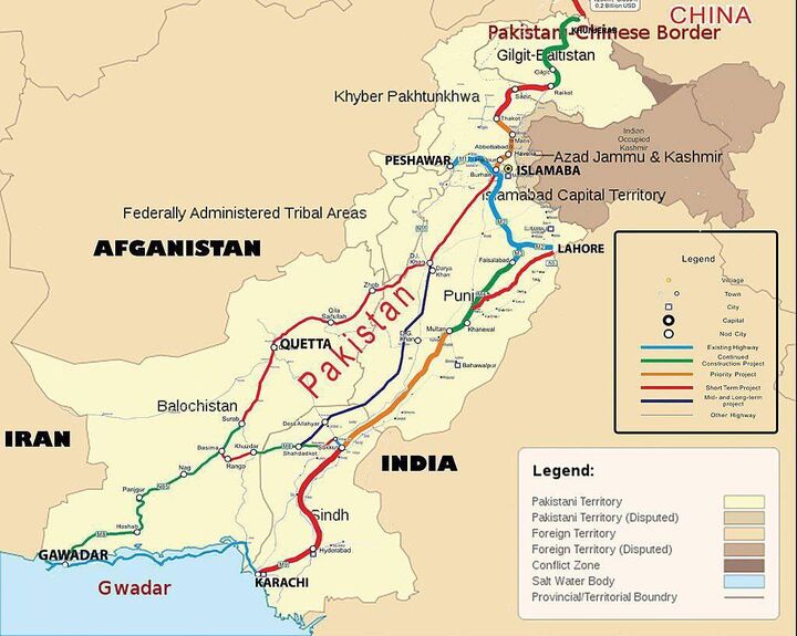 حضور ایران در کریدور چینی CPEC با صادرات نفت و گاز به پاکستان