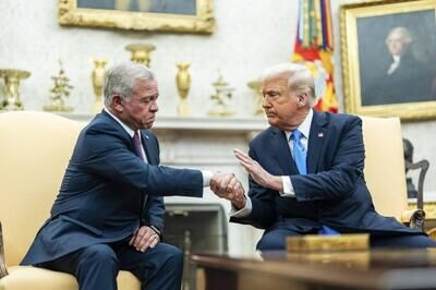 ترامپ خطاب به پادشاه اردن: یا طرح را میپذیری یا با داعش طرفی! ترامپ خطاب به پادشاه اردن: یا طرح را میپذیری یا با داعش طرفی!