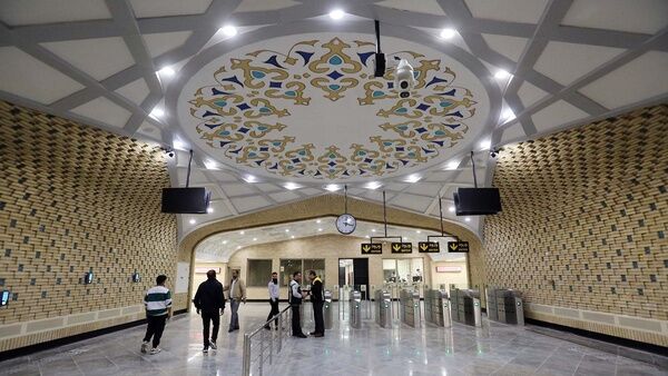 افتتاح ایستگاه مترو در میدان خراسان افتتاح ایستگاه مترو در میدان خراسان