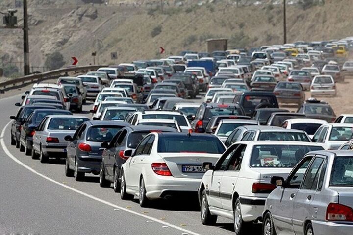 ترافیک سنگین در آزادراه تهران - کرج - قزوین