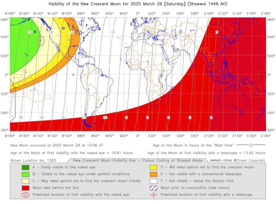 معجزه نجومی عربستان؛ رؤیت هلال ماهی که از نظر علمی وجود ندارد