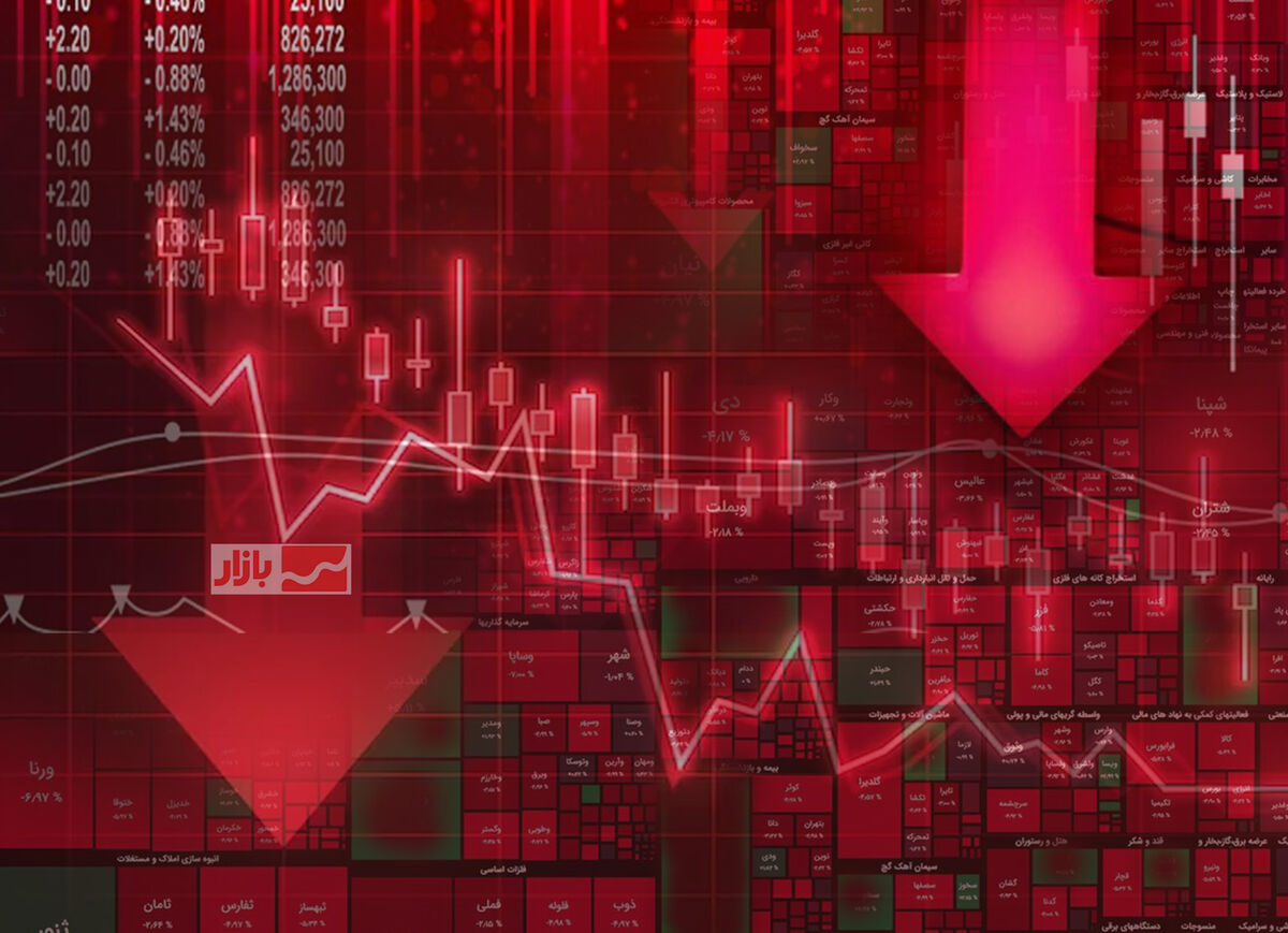 بورس در سقوط مطلق| صفهای فروش ۳.۵ همتی!