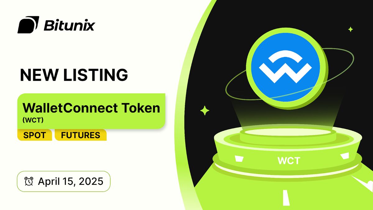 توکن (WalletConnect (WCT اکنون پس از راهاندازی در۲۷ فروردین دربیت یونیکس قابل معامله است
