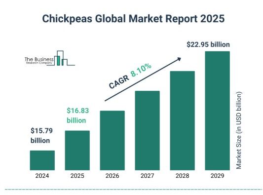 برآورد ارزش ۱۶.۸۳ میلیارد دلاری بازار جهانی نخود|نام ایران در بین ۱۰تولیدکننده برتر