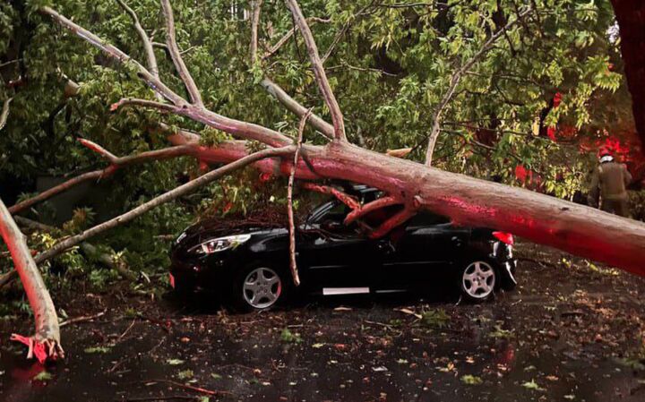 طوفان در تهران ۴۱ مصدوم و ۲ فوتی برجای گذاشت