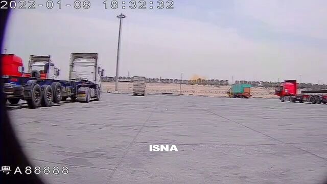 تصویر جدید از لحظه انفجار بندر شهید رجایی