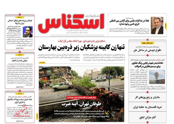 صفحه اول روزنامه های اقتصادی ۱۱ اردیبهشت ۱۴۰۴