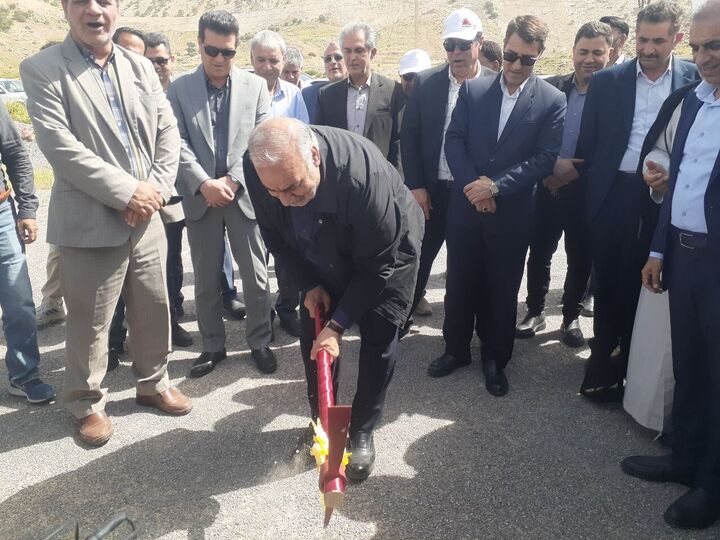 قطعه دوم جاده دره‌شهر ــ پلدختر کلنگ‌زنی شد