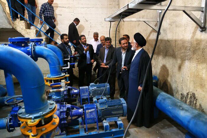 افتتاح یک طرح آبرسانی پس از ۸ سال در گتوند