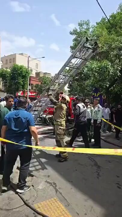 توضیحات سخنگوی آتش‌نشانی از روند اطفای حریق در مولوی
