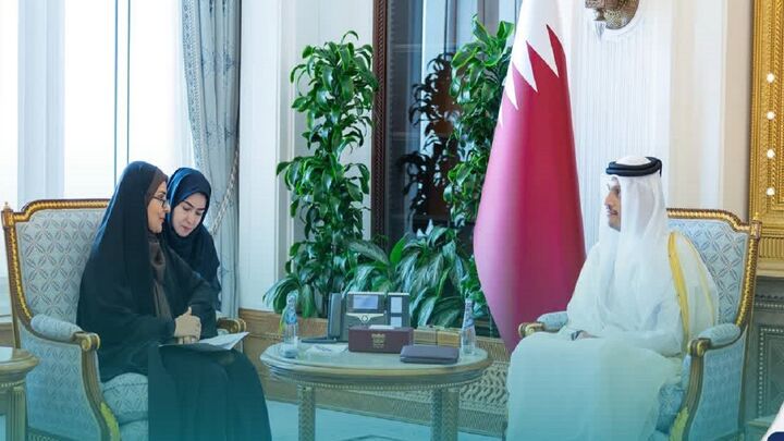 دیدار وزیر راه و شهرسازی با نخست‌وزیر قطر