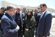 بازدید رئیس سازمان حفاظت محیط زیست از پروژه آزادراه شهید سلیمانی