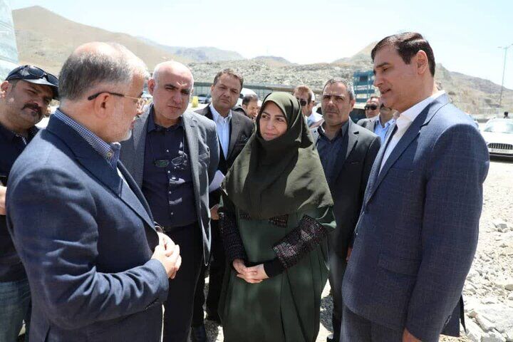 بازدید رئیس سازمان حفاظت محیط زیست از پروژه آزادراه شهید سلیمانی