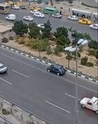 حادثه هولناک بخاطر توقف در حاشیه بزرگراه در مشهد