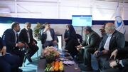 بازدید نمایندگان مجلس از غرفه شرکت پالایش نفت بندرعباس در نمایشگاه بین‌المللی نفت