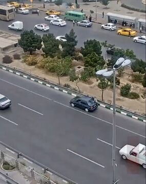 حادثه هولناک بخاطر توقف در حاشیه بزرگراه در مشهد