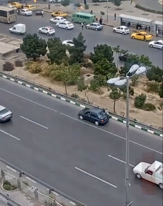 حادثه هولناک بخاطر توقف در حاشیه بزرگراه در مشهد