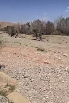رودخانه جاجرود خشک شد