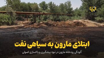 فاجعه زیست‌محیطی در خوزستان: آلودگی نفتی مارون ادامه دارد!