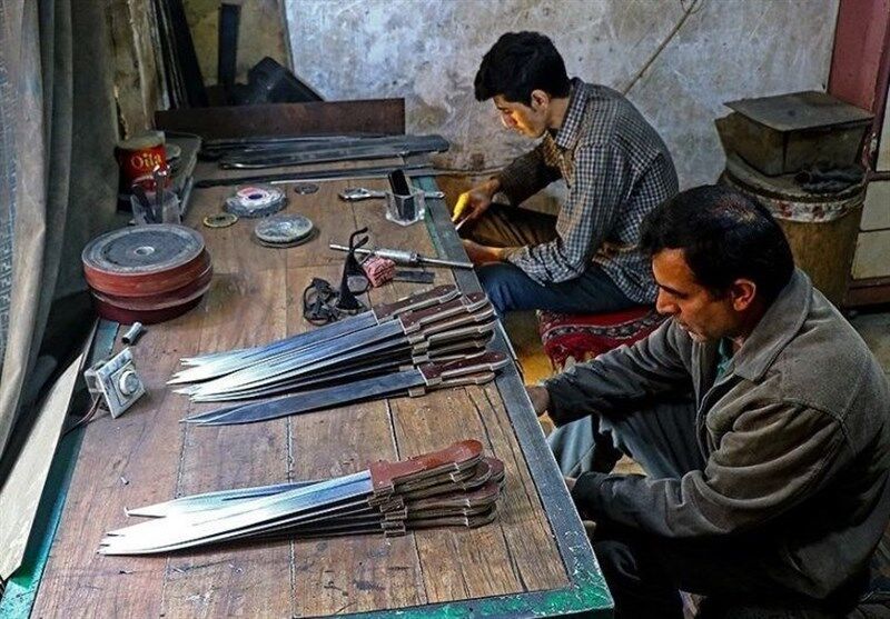 واردات بی رویه چاقوی های چینی چالش مهم چاقوسازان زنجانی است