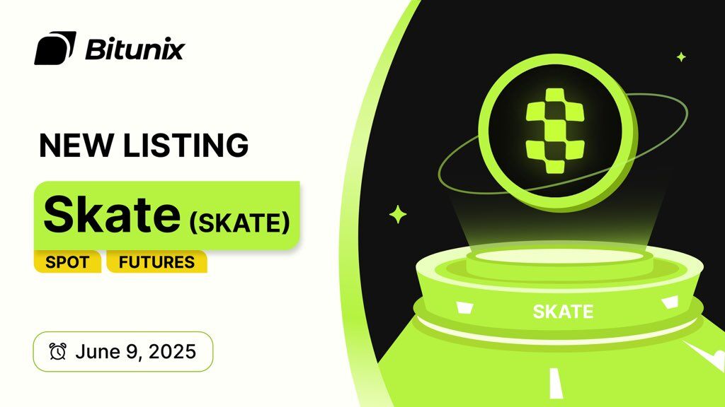صرافی بیت یونیکس، توکن (Skate Chain (SKATE را در بازار اسپات و فیوچرز لیست کرد