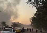 قصرشیرین مورد اصابت موشک‌های اسرائیل قرار گرفت
