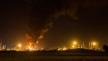 انفجار در پالایشگاه‌ اربیل