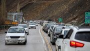 وضعیت جاده‌ها؛ ترافیک سنگین در محورهای هراز و چالوس