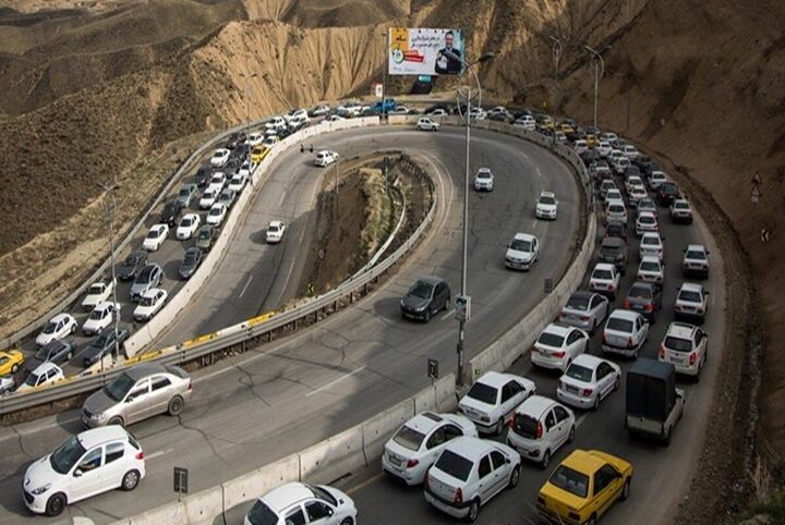 جاده چالوس پس از ۳ روز یک‌طرفه شدن، دوباره دوطرفه می‌شود
