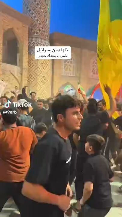 حمایت جوانان عراقی از حمله موشکی ایران علیه پایگاه‌های آمریکا