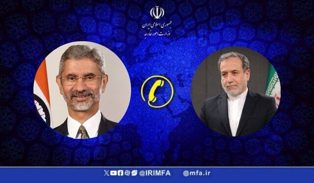 گفتگوی تلفنی وزرای امور خارجه ایران و هند 