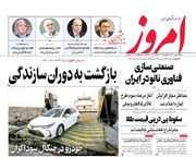 صفحه اول روزنامه های اقتصادی ۷ تیر ۱۴۰۴