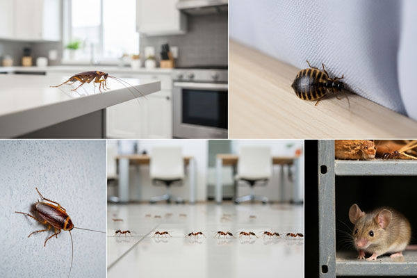 حشرات و آفات مختلف در محیط خانه، دفتر و انبار
