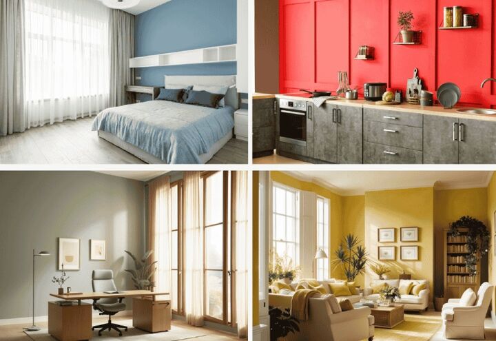 کدام رنگ برای دکوراسیون اتاق برای اعصاب اختلال ایجاد میکند؟