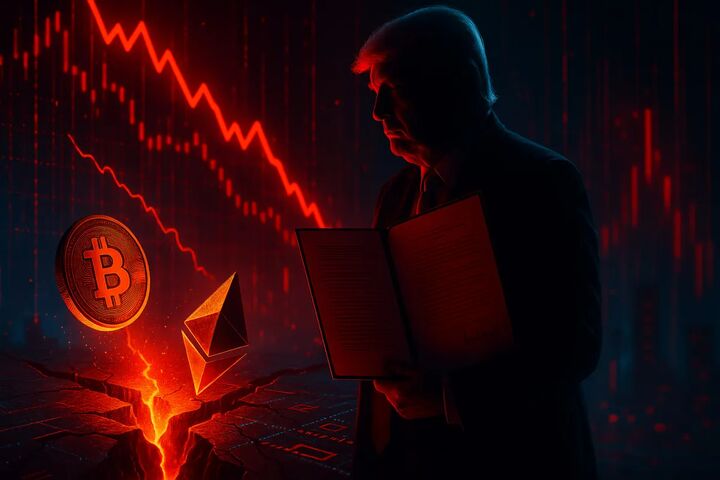 تعرفه‌های ترامپ بازار کریپتو را لرزاند؛ ۱۷۷ میلیون دلار لیکویید شد!