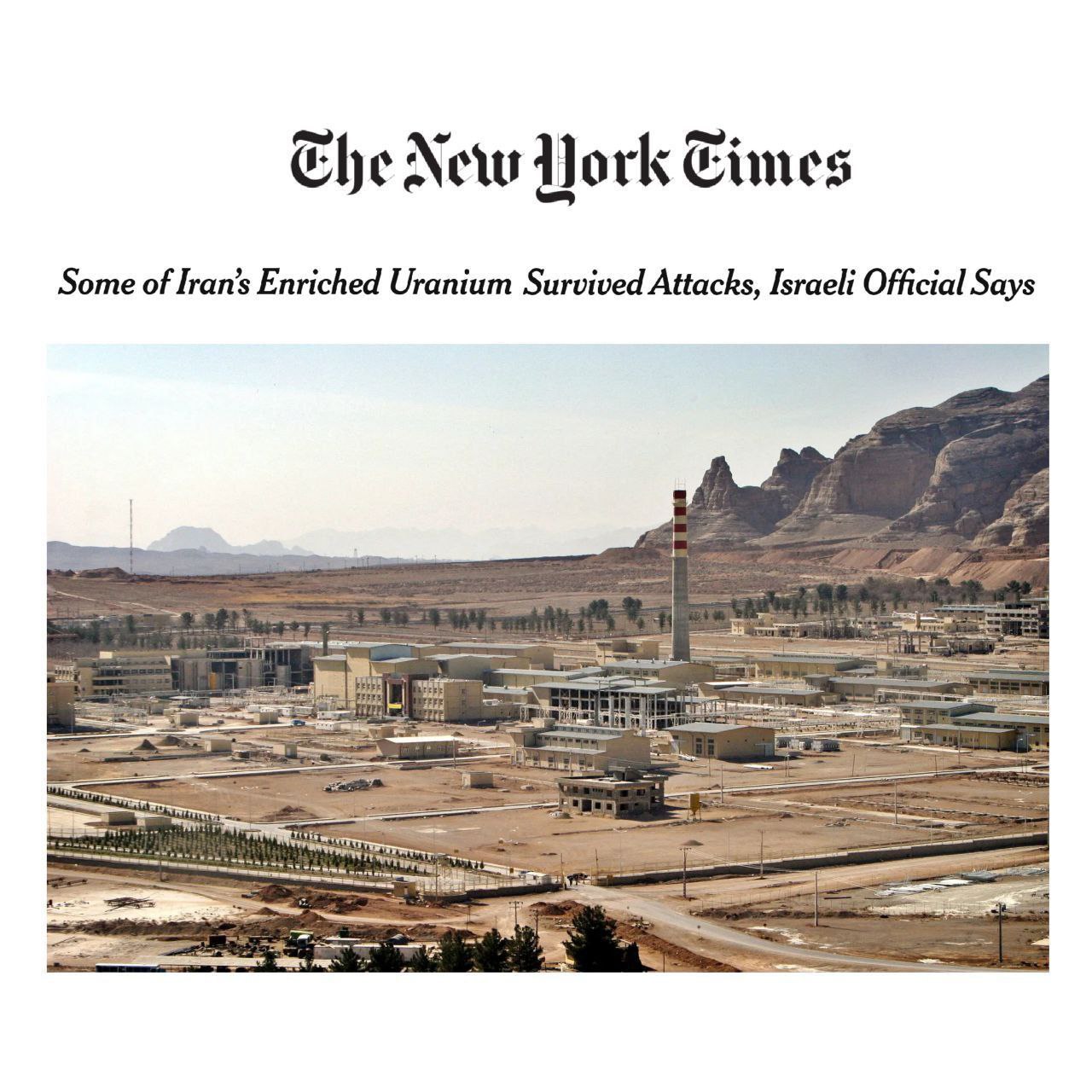 ایران دیگر نطنز و فردو رابازسازی نمیکند