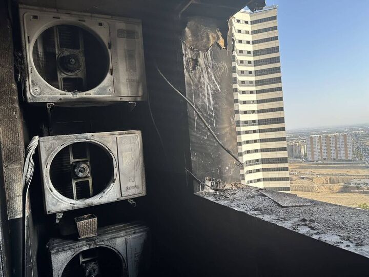 آتش‌سوزی برج مسکونی در تهران؛ ۴۰ نفر نجات یافتند