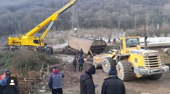 خروج واگن از ریل در سوادکوه تردد قطارها را متوقف کرد