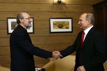 علی لاریجانی امروز با پوتین دیدار و گفتگو کرد
