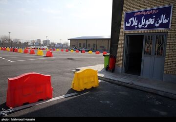مراکز تعویض پلاک خالی از مشتری