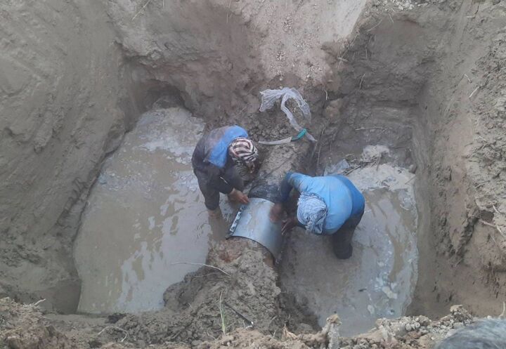 مشکل قطعی آب آشامیدنی شهرستان هیرمند برطرف شد