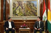 «نیچیروان بارزانی» بر تقویت و گسترش هر چە بیشتر روابط با ایران تاکید کرد